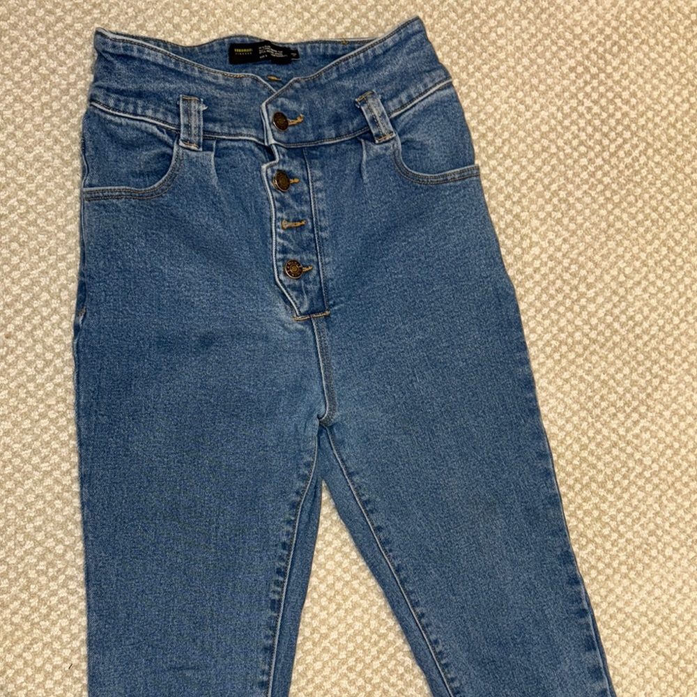 Women's Blue Jeans high rise - Picture 8 of 9